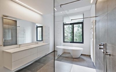 What is the best design for a modern bathroom?