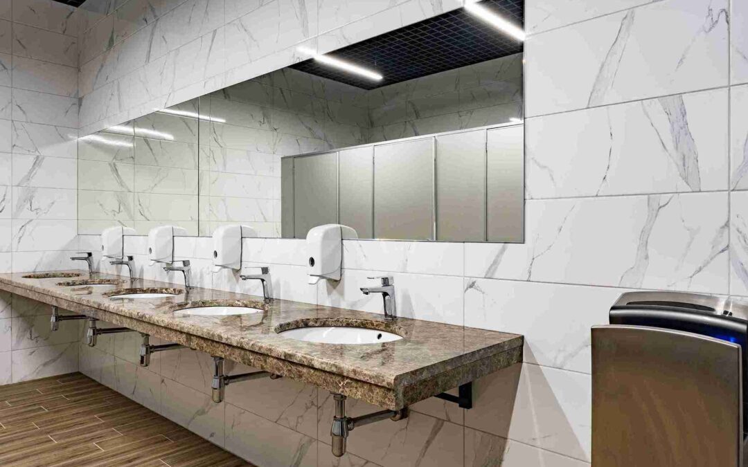 Boost Your Brand with AMD’s Smart and Stylish Commercial Bathroom Design Ideas