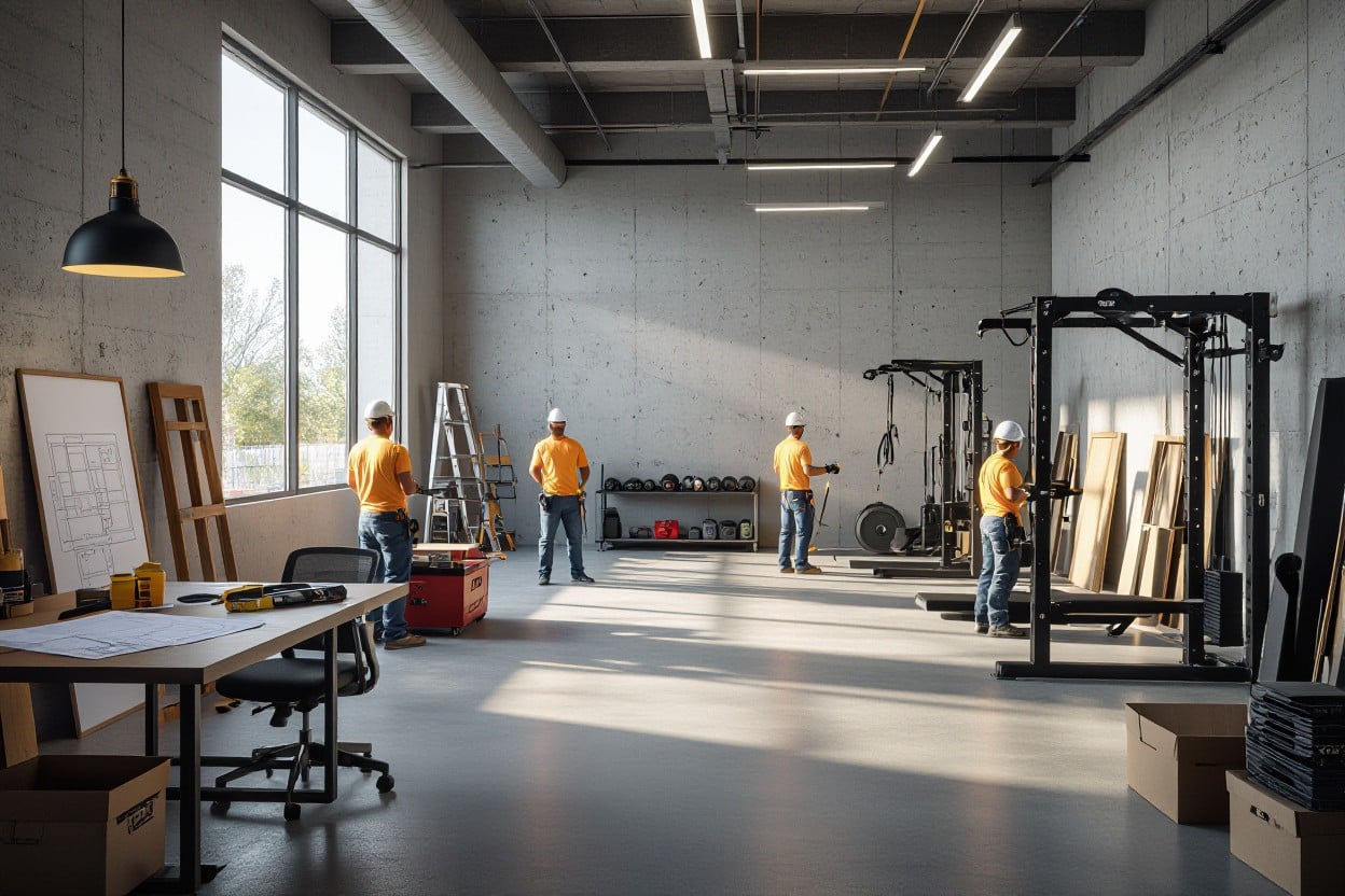 Fitness studio build-out contractor