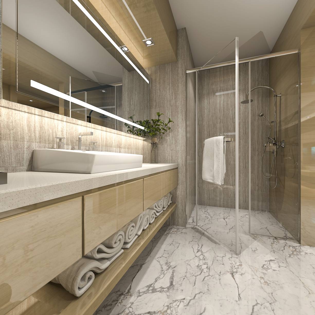 No.1 Best Bathroom Cabinet Painting Services- AMD Construction & Remodeling